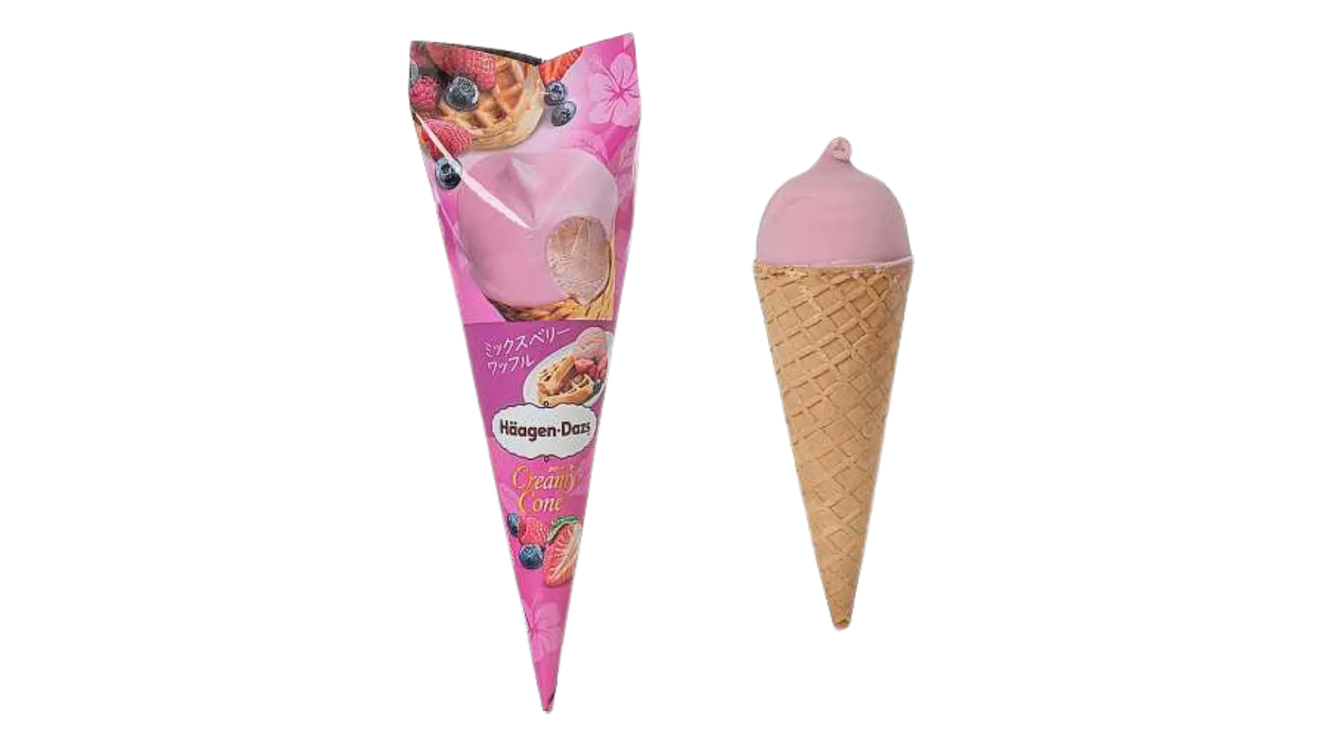 ハーゲンダッツ クリーミーコーン ミックスベリーワッフル